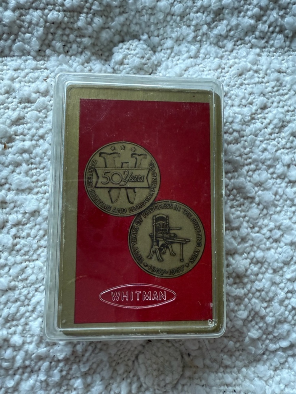 Whitman 1957 Full Deck of Cards Western Printing & Lithographing Co Racine, WI